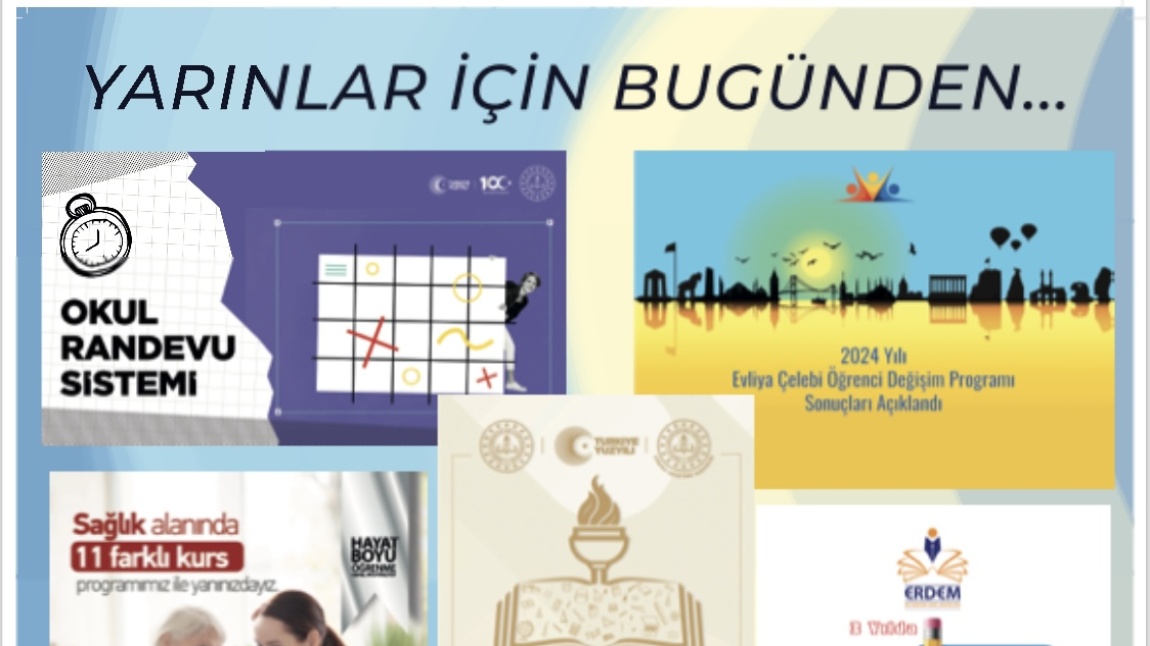 Yarınlar için bugünden…